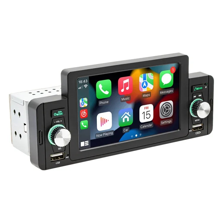 SWM-160C Autoradio 5 pouces Bluetooth 5.1 MP5 avec fonction Mirror Link / Commande au volant, SWM-160C