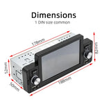 SWM-160C Autoradio 5 pouces Bluetooth 5.1 MP5 avec fonction Mirror Link / Commande au volant, SWM-160C