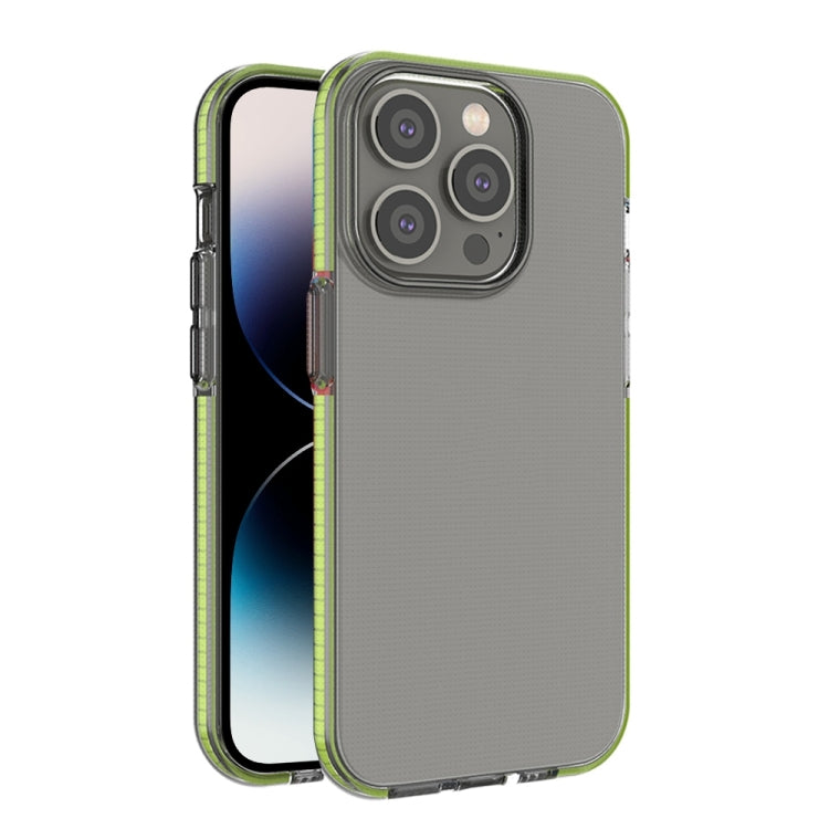 Two-color Transparent TPU Phone Case, For iPhone 14, For iPhone 14 Plus, For iPhone 14 Pro
