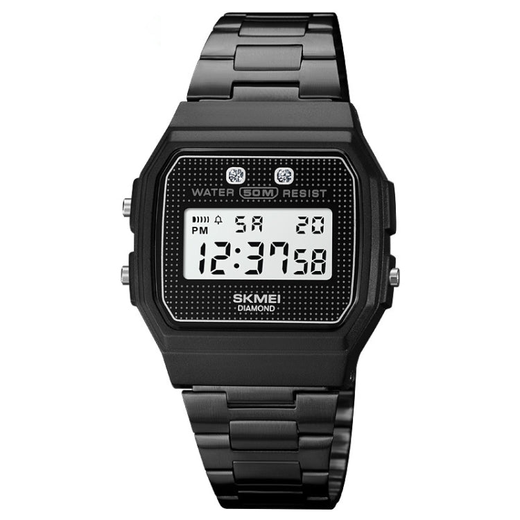 SKMEI 1952 Montre électronique étanche avec boîtier en ABS et miroir en résine