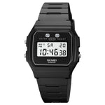 SKMEI 1952 Montre électronique étanche avec boîtier en ABS et miroir en résine