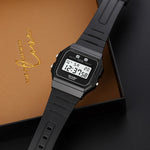 SKMEI 1952 Montre électronique étanche avec boîtier en ABS et miroir en résine