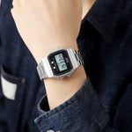 SKMEI 1952 Montre électronique étanche avec boîtier en ABS et miroir en résine
