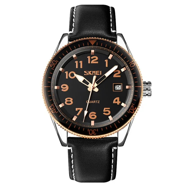 Montre Quartz Étanche Résistante avec Miroir en Verre et Boucle en Acier Inoxydable SKMEI 9232