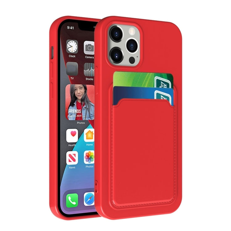 TPU + Flannel Lining Card Slots Phone Case, For iPhone 14 Pro Max, For iPhone 14 Pro, For iPhone 14 Plus, For iPhone 14