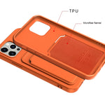 TPU + Flannel Lining Card Slots Phone Case, For iPhone 14 Pro Max, For iPhone 14 Pro, For iPhone 14 Plus, For iPhone 14