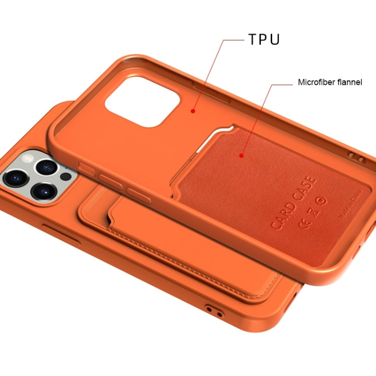 TPU + Flannel Lining Card Slots Phone Case, For iPhone 14 Pro Max, For iPhone 14 Pro, For iPhone 14 Plus, For iPhone 14