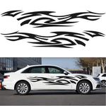 2 PCS/Set D-521 Fire Totem Pattern Car Modified Decorative Sticker, D-521