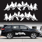 2 PCS/Set D-924 Mountain Woods Pattern Car Modified Decorative Sticker, D-924