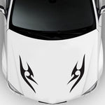 2 PCS/Set D-925 Flame Pattern Car Modified Decorative Sticker, D-925, D-924