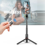 L12 télécommande Bluetooth trépied perche à selfie support téléphone, L12