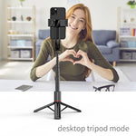 L12 télécommande Bluetooth trépied perche à selfie support téléphone, L12