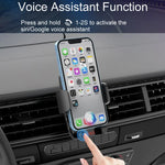 C1 Lecteur MP3 Bluetooth 5.0 pour voiture, transmetteur FM, support de téléphone pour grille d'aération, C1