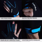 BOODUN M050912 Gants fins et respirants pour homme et femme, trois doigts, un seul gant, M, L