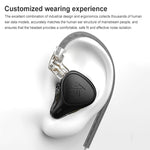 Écouteurs intra-auriculaires hybrides à bobine électrostatique KZ-ZEX PRO, avec microphone, sans microphone