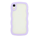 Candy Color Wave TPU Clear PC Phone Case, For iPhone XR, For iPhone XS Max, For iPhone 7 Plus / 8 Plus