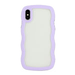 Candy Color Wave TPU Clear PC Phone Case, For iPhone XR, For iPhone XS Max, For iPhone 7 Plus / 8 Plus