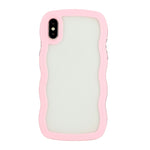 Candy Color Wave TPU Clear PC Phone Case, For iPhone XR, For iPhone XS Max, For iPhone 7 Plus / 8 Plus