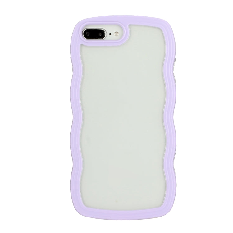 Candy Color Wave TPU Clear PC Phone Case, For iPhone XR, For iPhone XS Max, For iPhone 7 Plus / 8 Plus