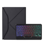 Étui en cuir avec clavier Bluetooth rétroéclairé et fente pour stylet Z11BS, pour iPad Pro 11 2021/2020/2018, pour iPad Air 11 2025 / 2024 / Air 5 / Air 4, pour iPad 10.2 2021/2020/2019
