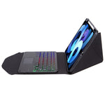 Étui en cuir avec clavier Bluetooth rétroéclairé et pavé tactile Z11B-AS et fente pour stylet, pour iPad Pro 11 2021/2020/2018, pour iPad Air 11 2025 / 2024 / Air 5 / Air 4, pour iPad 10.2 2021/2020/2019
