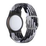 Bracelet en nylon tressé avec étui en TPU anti-perte pour AirTag 2e génération / AirTag 1re génération