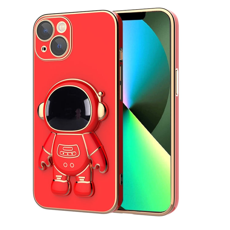 Plating Astronaut Holder Phone Case, For iPhone 12 Pro, For iPhone 12, For iPhone 12 mini, For iPhone 11 Pro Max, For iPhone 11 Pro