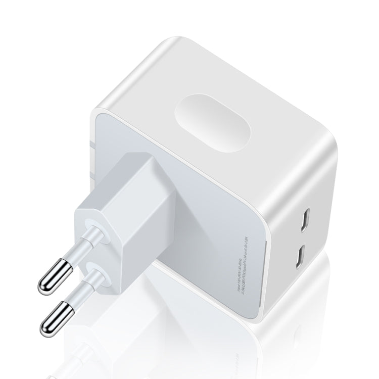 Chargeur double ports USB-C / Type-C PD 50W, prise PD 50W EU, prise PD 50W US