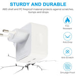 Chargeur double ports USB-C / Type-C PD 50W, prise PD 50W EU, prise PD 50W US