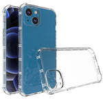 Straight Side Dual Bone Anti-fall TPU Transparent Protective Case, For iPhone 14, For iPhone 14 Plus, For iPhone 14 Pro, For iPhone 14 Pro Max