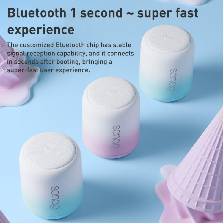 Enceinte Bluetooth portable mini dégradé pour extérieur Sanag X6S