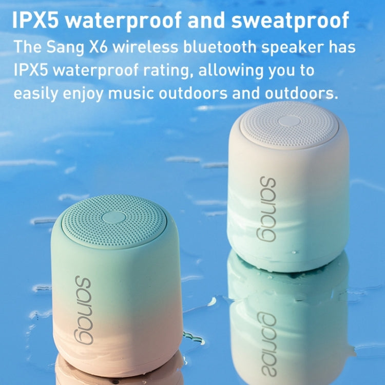 Enceinte Bluetooth portable mini dégradé pour extérieur Sanag X6S
