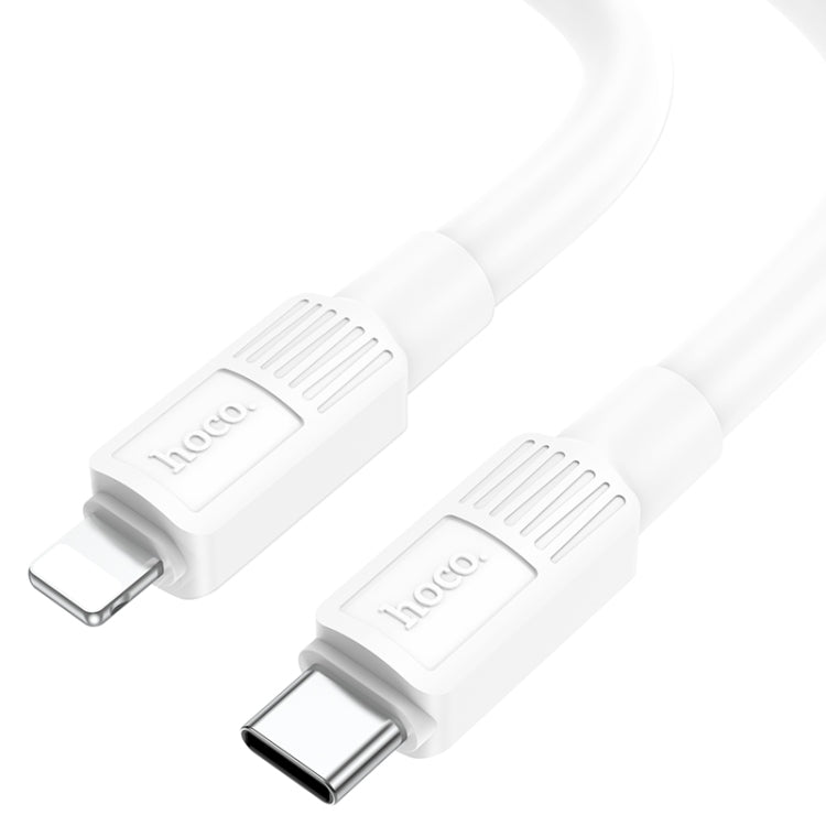 Câble de données de charge rapide PD hoco X84 20W USB-C / Type-C vers 8 broches, longueur : 1m