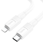 Câble de données de charge rapide PD hoco X84 20W USB-C / Type-C vers 8 broches, longueur : 1m