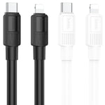 Câble de données de charge rapide PD hoco X84 20W USB-C / Type-C vers 8 broches, longueur : 1m
