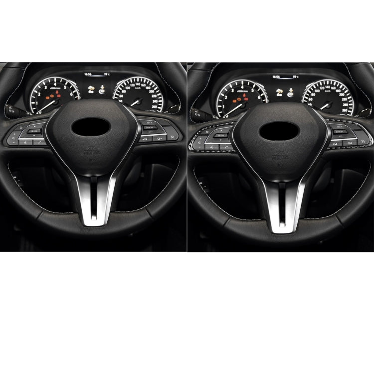 Car Carbon Fiber Steering Wheel Buttons Decorative Sticker for Infiniti Q50 2014-2020 / Q60 / QX60, Steering Wheel Buttons(Black), Steering Wheel Buttons(Red)