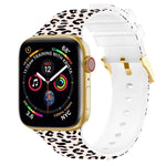 Bracelet de montre à boucle carrée et impression couleur pour Apple Watch Series, 7 45mm / 6&SE&5&4 44mm / 3&2&1 42mm, 7 41mm / 6&SE&5&4 40mm / 3&2&1 38mm