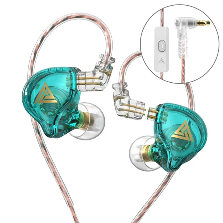 Écouteurs filaires à basse dynamique QKZ AK6 PLUS HiFi avec microphone ou sans microphone, avec câble audio détachable