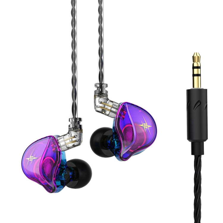 Écouteurs de scène intra-auriculaires stéréo HIFI QKZ ZXT Sports, avec commande filaire, version standard, avec micro