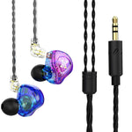 Écouteurs intra-auriculaires dynamiques avec caisson de basses QKZ AK6 MAX, version standard, avec micro