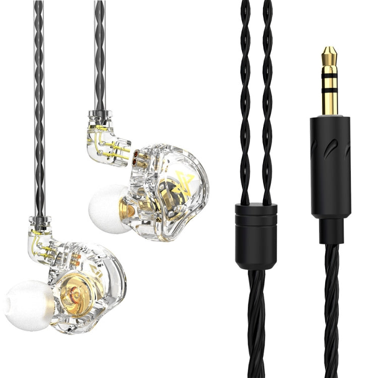 Écouteurs intra-auriculaires dynamiques avec caisson de basses QKZ AK6 MAX, version standard, avec micro