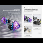 Écouteurs intra-auriculaires dynamiques avec caisson de basses QKZ AK6 MAX, version standard, avec micro