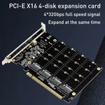 Carte de baie de disques PH44 NVMe 4 PCI-E à répartition de signal