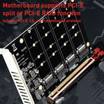 Carte de baie de disques PH44 NVMe 4 PCI-E à répartition de signal