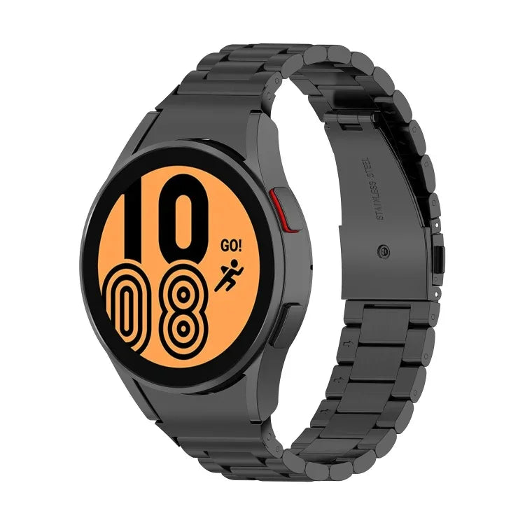 Bracelet de montre en acier à trois maillons, pour Samsung Galaxy Watch 5 40mm, pour Samsung Galaxy Watch 5 Pro 45mm
