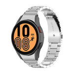 Bracelet de montre en acier à trois maillons, pour Samsung Galaxy Watch 5 40mm, pour Samsung Galaxy Watch 5 Pro 45mm