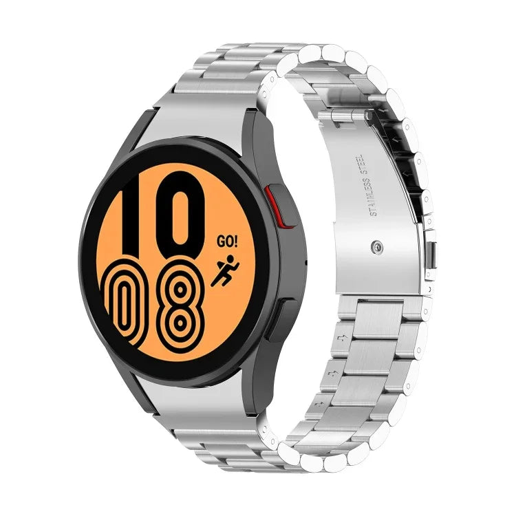 Bracelet de montre en acier à trois maillons, pour Samsung Galaxy Watch 5 40mm, pour Samsung Galaxy Watch 5 Pro 45mm
