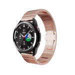 Bracelet de montre en acier, pour Samsung Galaxy Watch 5 40mm / 44mm, pour Samsung Galaxy Watch 5 Pro 45mm