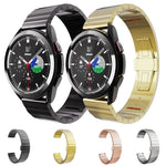 Bracelet de montre en acier, pour Samsung Galaxy Watch 5 40mm / 44mm, pour Samsung Galaxy Watch 5 Pro 45mm