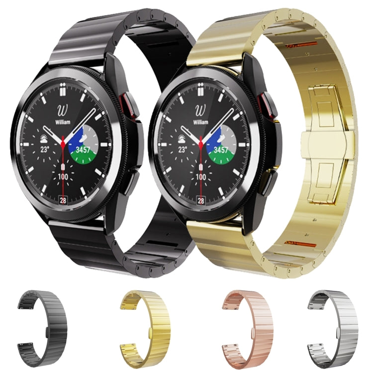 Bracelet de montre en acier, pour Samsung Galaxy Watch 5 40mm / 44mm, pour Samsung Galaxy Watch 5 Pro 45mm